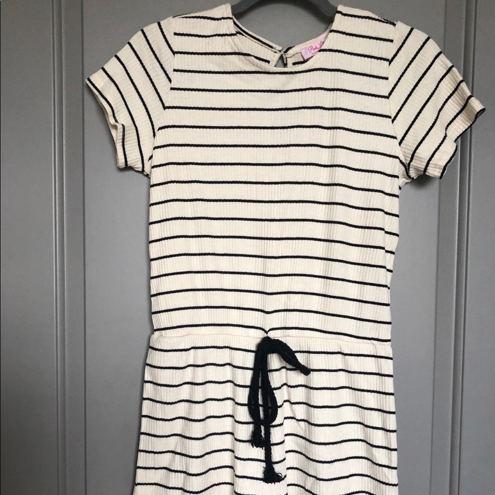 Pink Lily Boutique Striped Romper